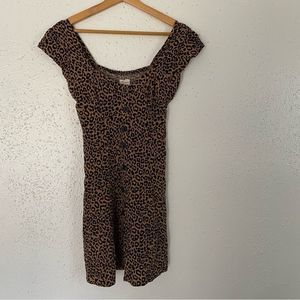 Aeropostale | animal print | medium | cap sleeve | dress